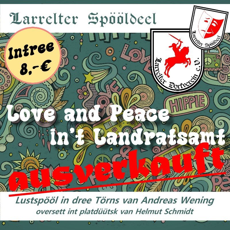 Ticket Love and Peace int Landratsamt