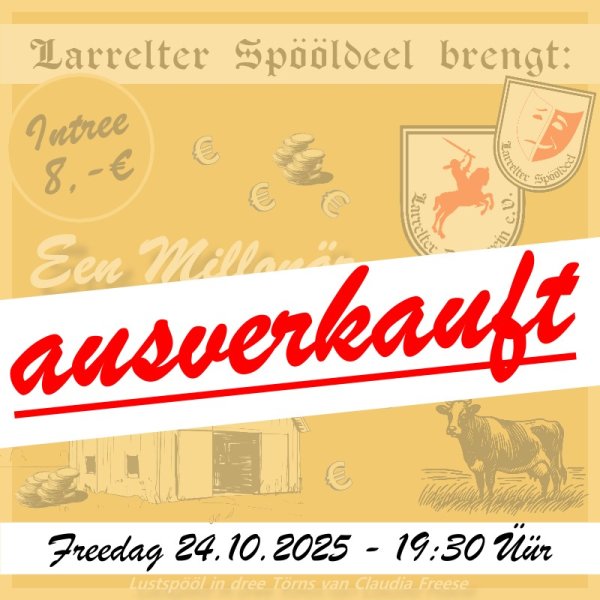 Ticket Larrelter Spööldeel - Freedag 24.10.2025