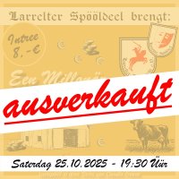 Ticket Larrelter Spööldeel - Saterdag 25.10.2025