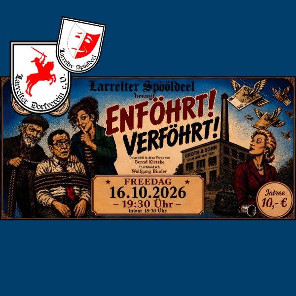 Ticket Larrelter Spööldeel - Freedag 16.10.2026